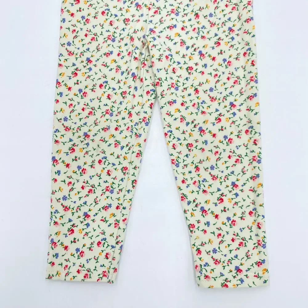 Ralph Lauren Baby Girl's Mini Floral Pull On Pants Size 18M